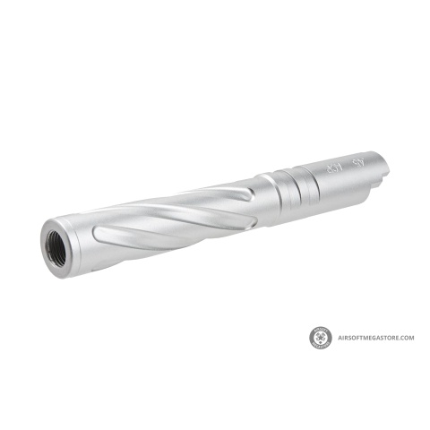 Atlas Custom Works Tornado Aluminum Outer Barrel for TM Hi-Capa 5.1 Airsoft GBB Pistols (Color: Silver)