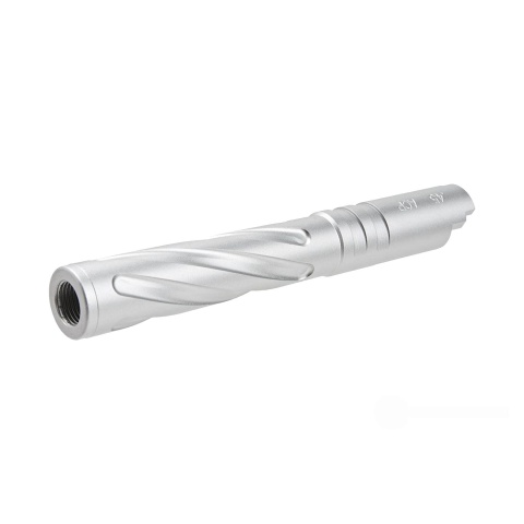 Atlas Custom Works Tornado Aluminum Outer Barrel for TM Hi-Capa 5.1 Airsoft GBB Pistols (Color: Silver)