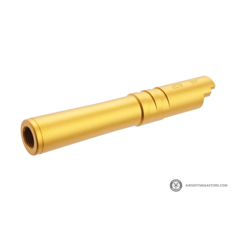 Atlas Custom Works Aluminum Outer Barrel for TM Hi-Capa 4.3 Airsoft GBB Pistols (Color: Gold)