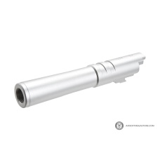 Atlas Custom Works Aluminum Outer Barrel for TM Hi-Capa 4.3 Airsoft GBB Pistols (Color: Silver)