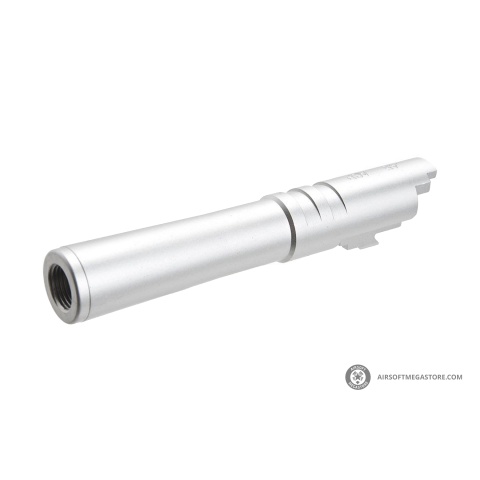 Atlas Custom Works Aluminum Outer Barrel for TM Hi-Capa 4.3 Airsoft GBB Pistols (Color: Silver)