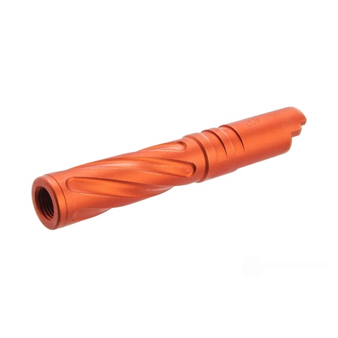 Atlas Custom Works Tornado Aluminum Outer Barrel for TM Hi-Capa 4.3 Airsoft GBB Pistols (Color: Orange)