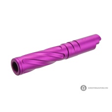 Atlas Custom Works Tornado Aluminum Outer Barrel for TM Hi-Capa 4.3 Airsoft GBB Pistols (Color: Purple)