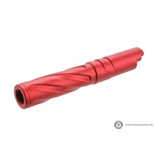 Atlas Custom Works Tornado Aluminum Outer Barrel for TM Hi-Capa 4.3 Airsoft GBB Pistols (Color: Red)