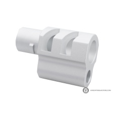 Atlas Custom Works Type 3 Compensator for Tokyo Marui 1911 Airsoft Pistols (Color: Silver)