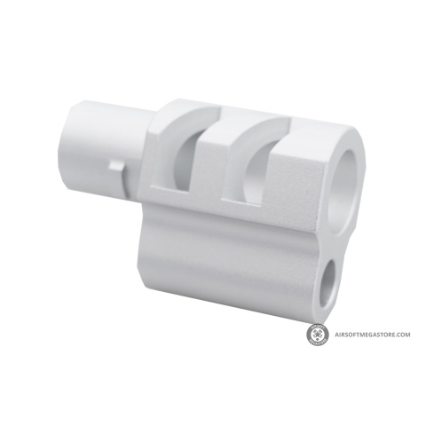 Atlas Custom Works Type 3 Compensator for Tokyo Marui 1911 Airsoft Pistols (Color: Silver)