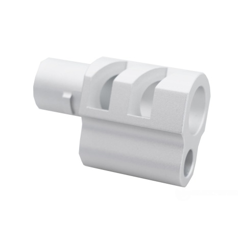 Atlas Custom Works Type 3 Compensator for Tokyo Marui 1911 Airsoft Pistols (Color: Silver)