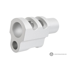 Atlas Custom Works Type 4 Compensator for Tokyo Marui 1911 Airsoft Pistols (Color: Silver)