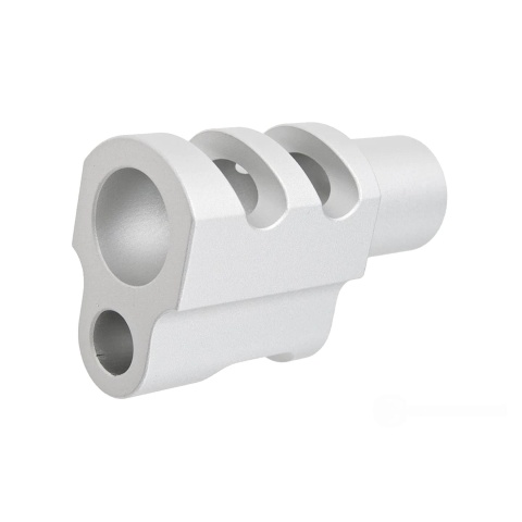 Atlas Custom Works Type 4 Compensator for Tokyo Marui 1911 Airsoft Pistols (Color: Silver)