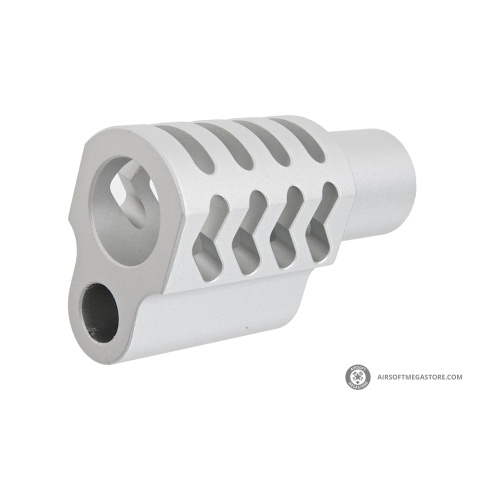 Atlas Custom Works Type 5 Compensator for Tokyo Marui 1911 Airsoft Pistols (Color: Silver)