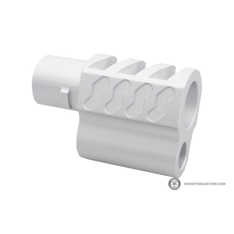 Atlas Custom Works Type 8 Compensator for Tokyo Marui 1911 Airsoft Pistols (Color: Silver)