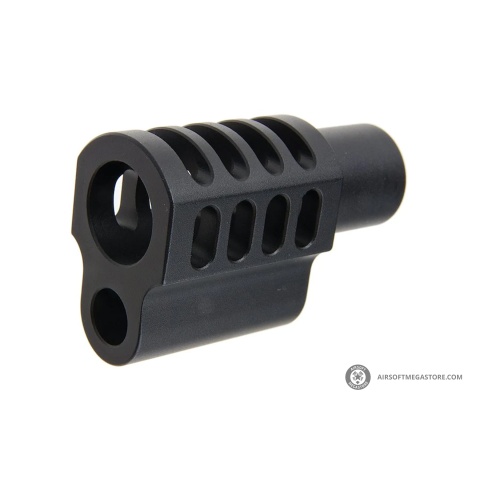 Atlas Custom Works Type 9 Compensator for Tokyo Marui 1911 Airsoft Pistols (Color: Black)