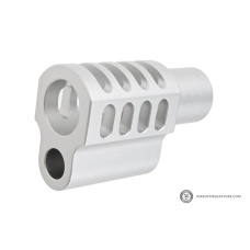 Atlas Custom Works Type 9 Compensator for Tokyo Marui 1911 Airsoft Pistols (Color: Silver)