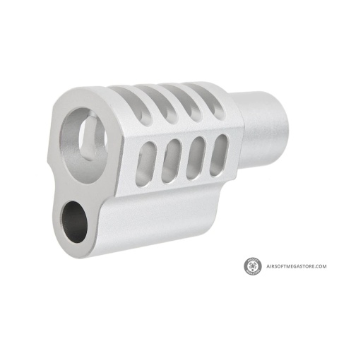 Atlas Custom Works Type 9 Compensator for Tokyo Marui 1911 Airsoft Pistols (Color: Silver)