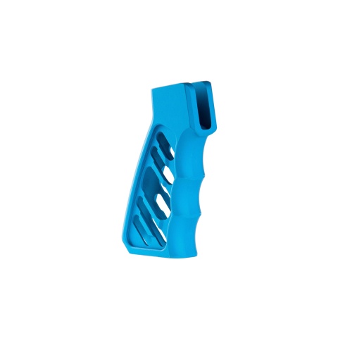 Atlas Custom Works CNC LWP Grip for M4 Airsoft Gas Blowback Rifle (Color: Blue)