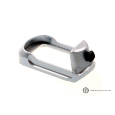 Atlas Custom Works Compact Magwell for VFC Glock 17 Airsoft Pistol (Color: Silver)