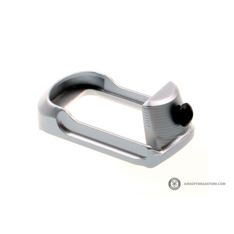 Atlas Custom Works Compact Magwell for VFC Glock 17 Airsoft Pistol (Color: Silver)