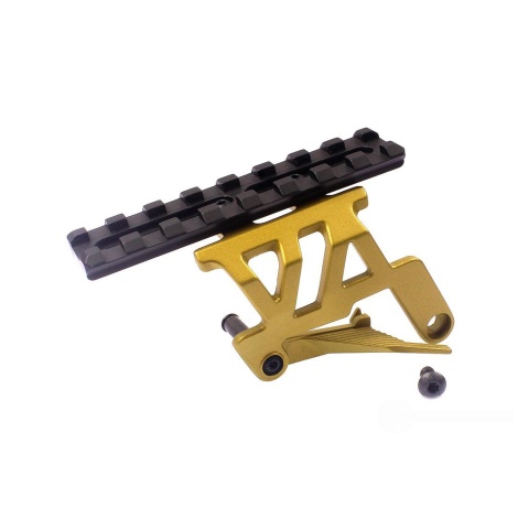 Atlas Custom Works Aluminum Optic Mount for TM Hi-Capa 5.1 & 4.3 (Color: Gold)
