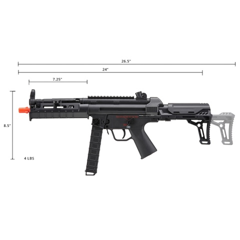 ACW Specter Airsoft SMG AEG (Color: Black)