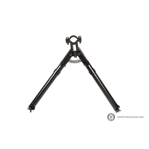 AIM Sports Real Steel Universal Barrel Mount Tactical Bipod (Color: Black)