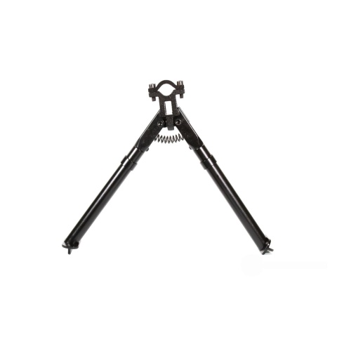 AIM Sports Real Steel Universal Barrel Mount Tactical Bipod (Color: Black)