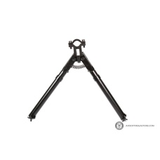 AIM Sports Real Steel Universal Barrel Mount Tactical Bipod (Color: Black)