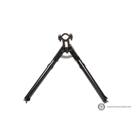 AIM Sports Real Steel Universal Barrel Mount Tactical Bipod (Color: Black)