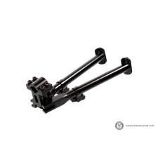 AIM Sports Real Steel Universal Barrel Mount Tactical Bipod (Color: Black)