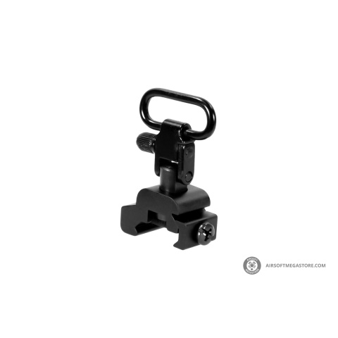 AIM Sports Universal Picatinny Base QD Sling Hook (Color: Black)