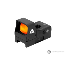 AIM Sports 1x27 Compact Red Dot Sight with Push Button Activation (Color: Black)
