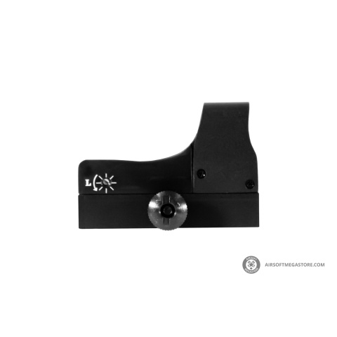 AIM Sports 1x27 Compact Red Dot Sight with Push Button Activation (Color: Black)