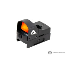 AIM Sports 1x24 Sub-Compact Pistol Red Dot Sight with Push Button Activation (Color: Black)