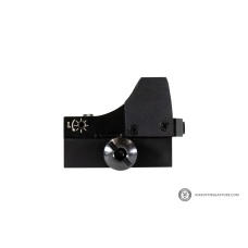 AIM Sports 1x24 Sub-Compact Pistol Red Dot Sight with Push Button Activation (Color: Black)