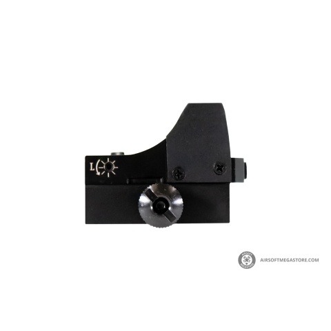 AIM Sports 1x24 Sub-Compact Pistol Red Dot Sight with Push Button Activation (Color: Black)