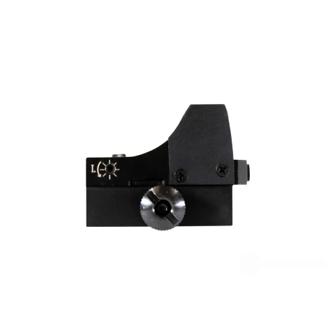 AIM Sports 1x24 Sub-Compact Pistol Red Dot Sight with Push Button Activation (Color: Black)