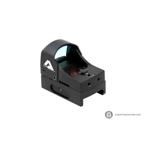 AIM Sports 1x24 Sub-Compact Pistol Red Dot Sight with Push Button Activation (Color: Black)