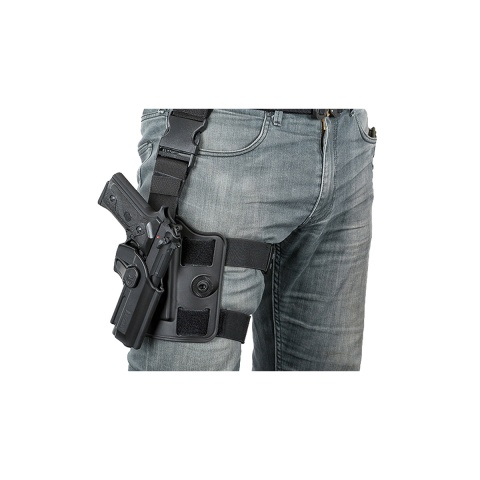 Amomax Drop-Leg Platform (Black)