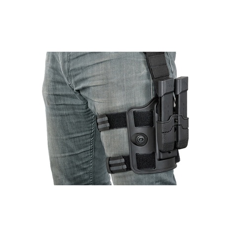 Amomax Drop-Leg Platform (Black)