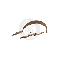 Amomax Padded Quick Adjust Two-Point Sling with HK Style Clip (Coyote Brown)