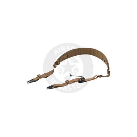 Amomax Padded Quick Adjust Two-Point Sling with HK Style Clip (Coyote Brown)
