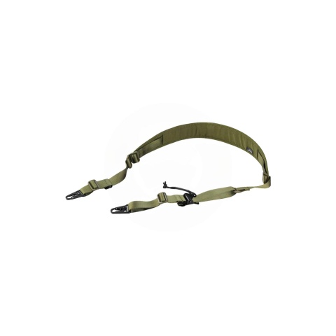 Amomax Padded Quick Adjust Two-Point Sling with HK Style Clip (OD Green)