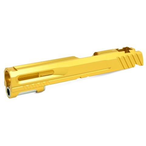 Airsoft Masterpiece Edge Custom Norris Aluminum Standard Slide for Airsoft Hi-Capa & 1911 (Color: Gold)