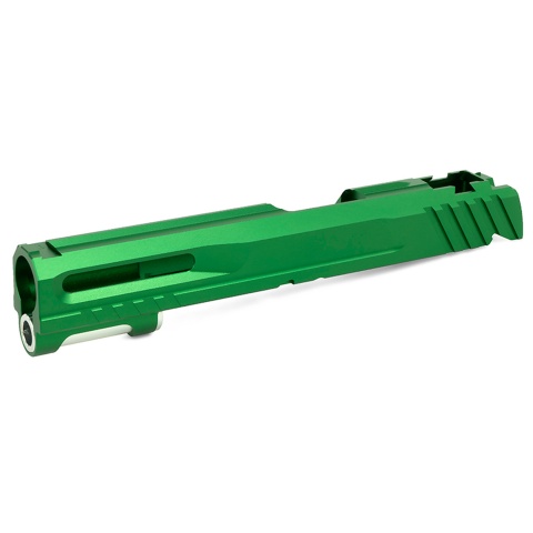 Airsoft Masterpiece Edge Custom Norris Aluminum Standard Slide for Airsoft Hi-Capa & 1911 (Color: Green)