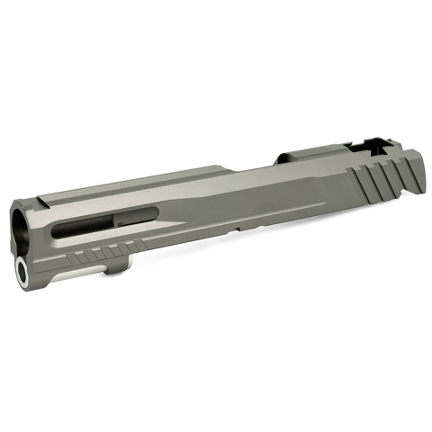 Airsoft Masterpiece Edge Custom Norris Aluminum Standard Slide for Airsoft Hi-Capa & 1911 (Color: Gray)