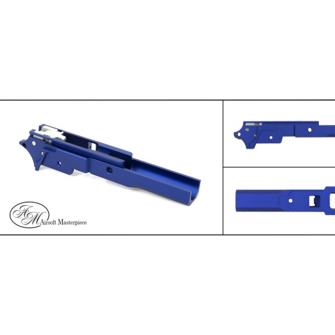 Airsoft Masterpiece 3.9 Aluminum Advance Frame - No Marking (Blue)