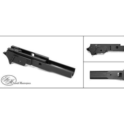 Airsoft Masterpiece 2011 S Style 3.9 Aluminum Advance Frame for Hi-Capa (Color: Black)
