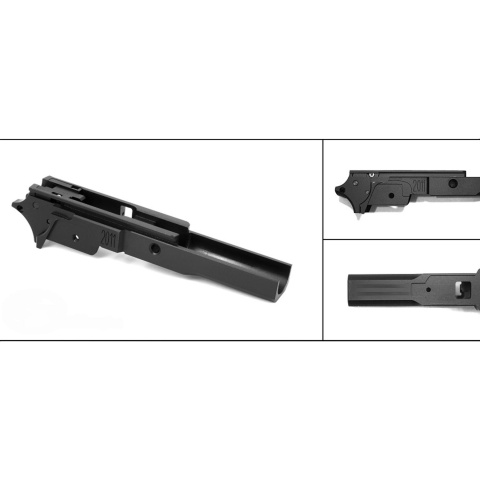 Airsoft Masterpiece 2011 S Style 3.9 Aluminum Advance Frame for Hi-Capa (Color: Black)