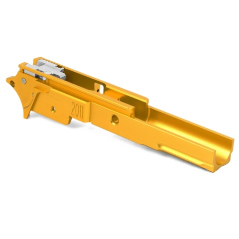 Airsoft Masterpiece 2011 3.9 Aluminum Frame w/ Rail for Hi-Capa (Color: Gold)