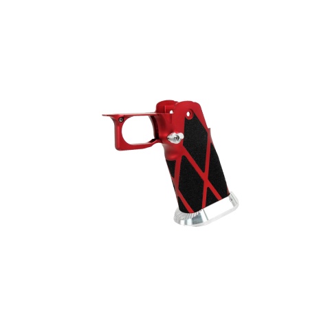 Airsoft Masterpiece Aluminum Grip for Hi-Capa Type 12 SV Diamond Skater (Red)