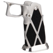 Airsoft Masterpiece Type 12 Pistol Grip for Hi-Capa [SV Diamond Skater] - SILVER
